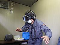 仮想現実で墜落中