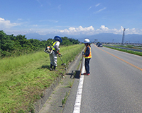 息がぴったり合った飛散防止