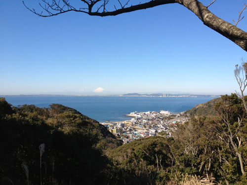 鋸山（登山道からの富士山）