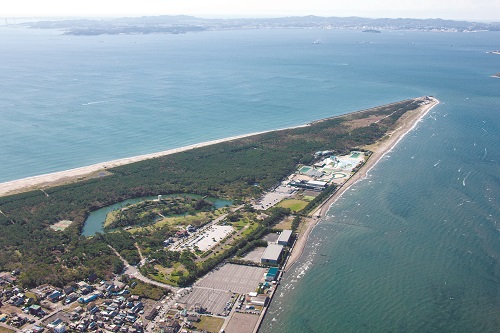 富津公園空撮