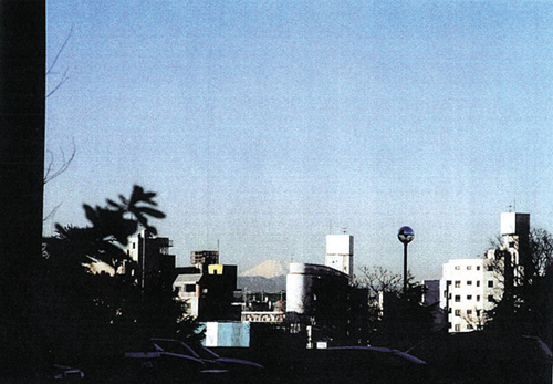 青葉台地区（現在は見えません）