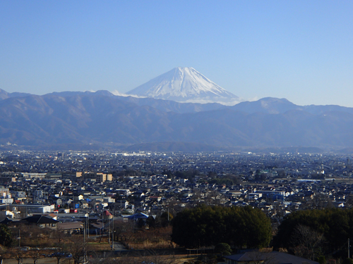 赤坂台総合公園（ドラゴンパーク）展望塔からの富士