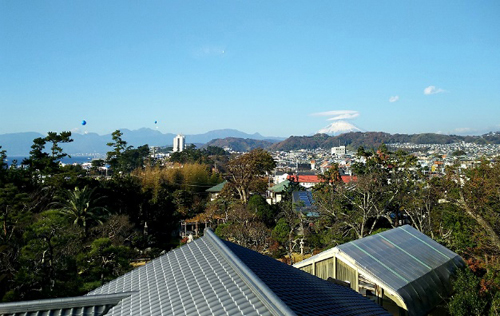 県立大磯城山公園（旧吉田邸より）