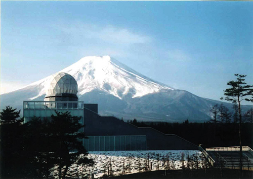 富士山レーダードームと富士