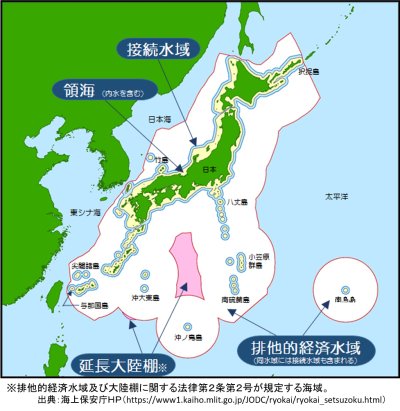 沖ノ鳥島の位置図