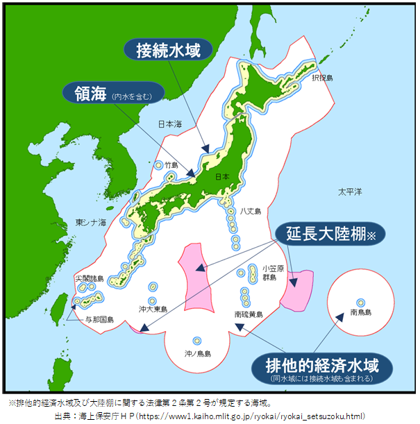 沖ノ鳥島の位置図