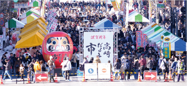 高崎だるま市