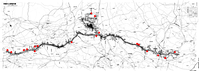 簡易型河川監視カメラ設置箇所地図