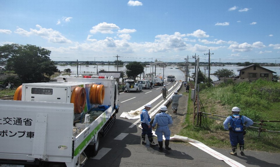 １００ｍ以上の長距離排水