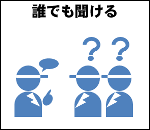 誰でも聞ける