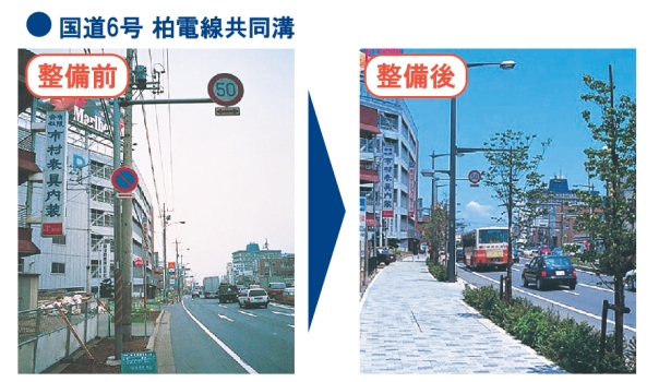 国道6号 柏電線共同溝