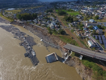 令和元年台風１９号の被災（東御市本海野）