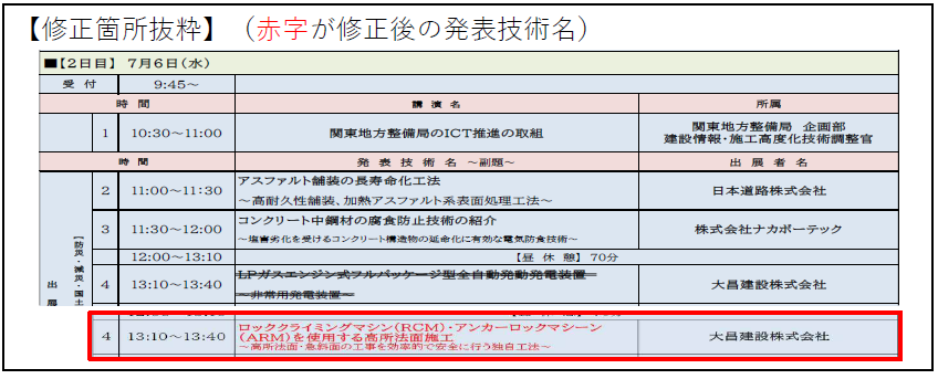 訂正表