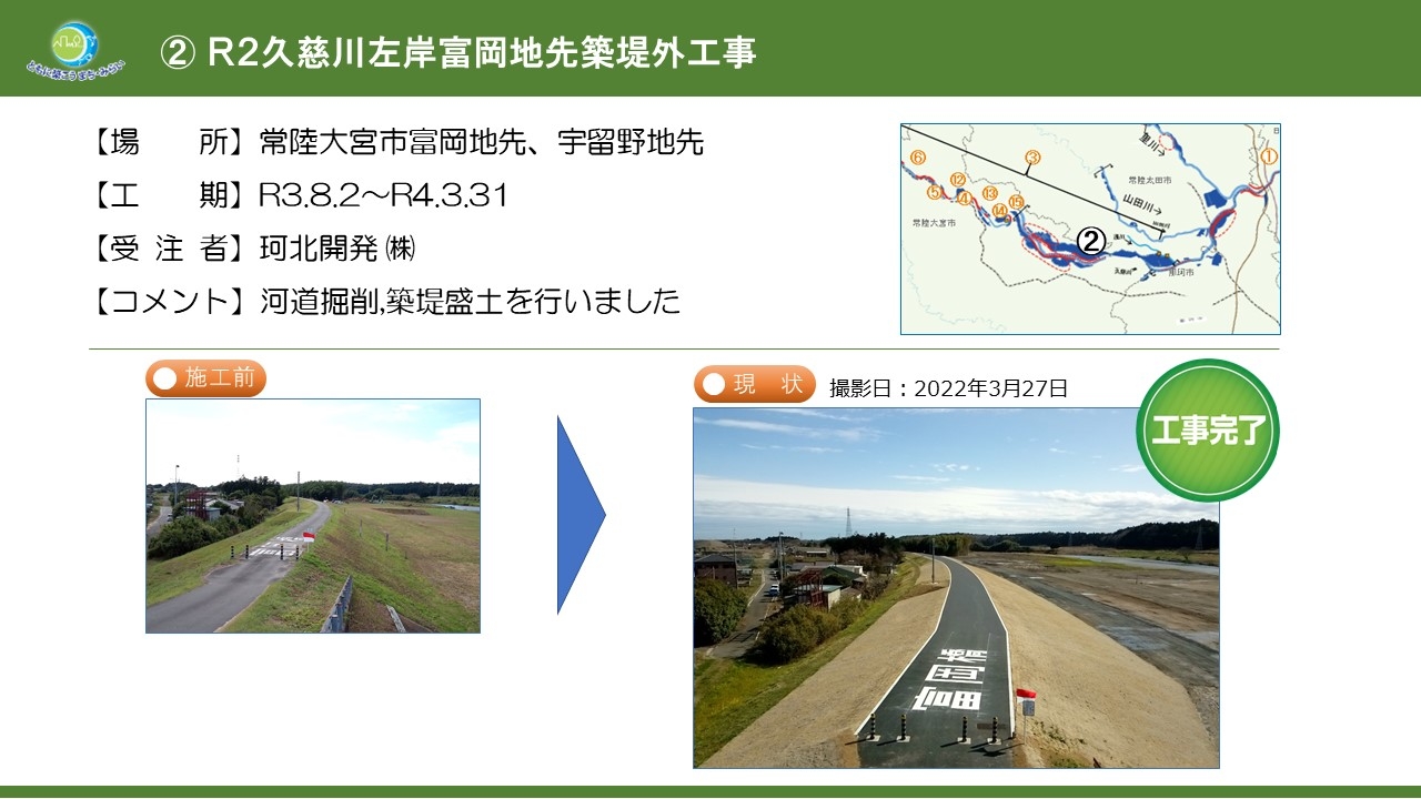 R2久慈川左岸富岡地先築堤外工事