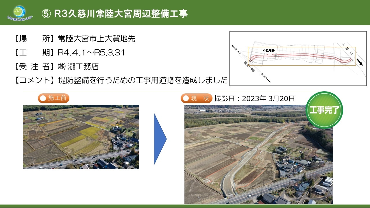 Ｒ３久慈川常陸大宮周辺整備工事