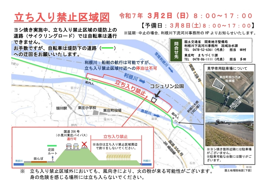 立入禁止区域図