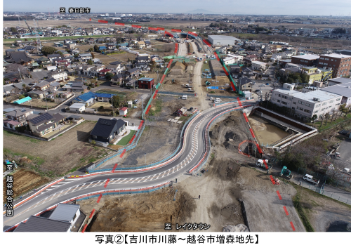写真2 吉川市川藤～越谷市増森地先