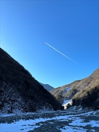 清々しい朝の現場。 