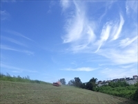 秋の訪れ！すじ雲。