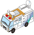 衛星通信車（カラー）