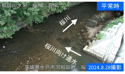 桜機場放流口＿平常時