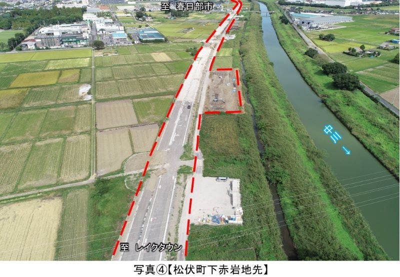 写真４　松伏町下赤岩地先