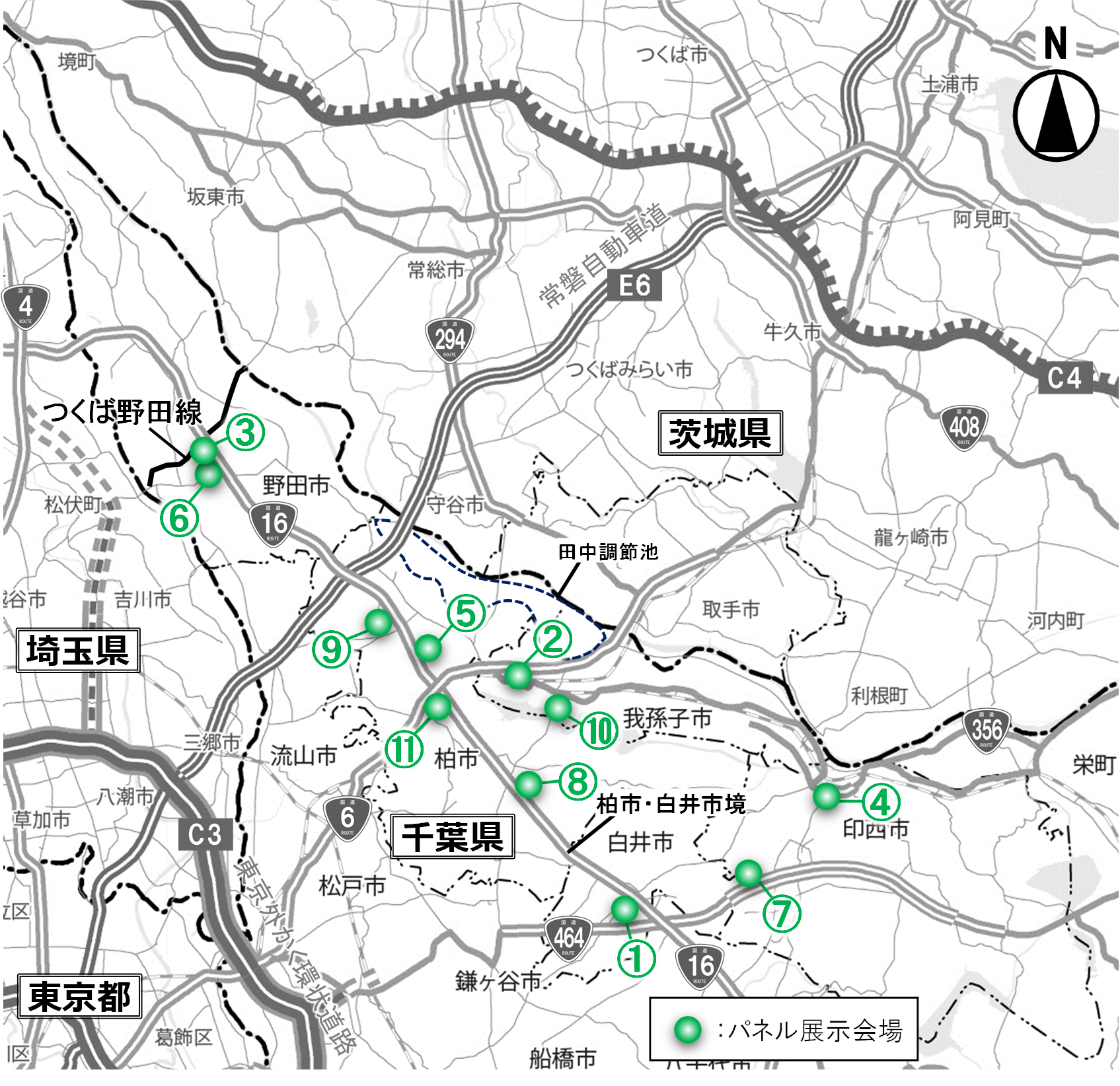 パネル展位置図