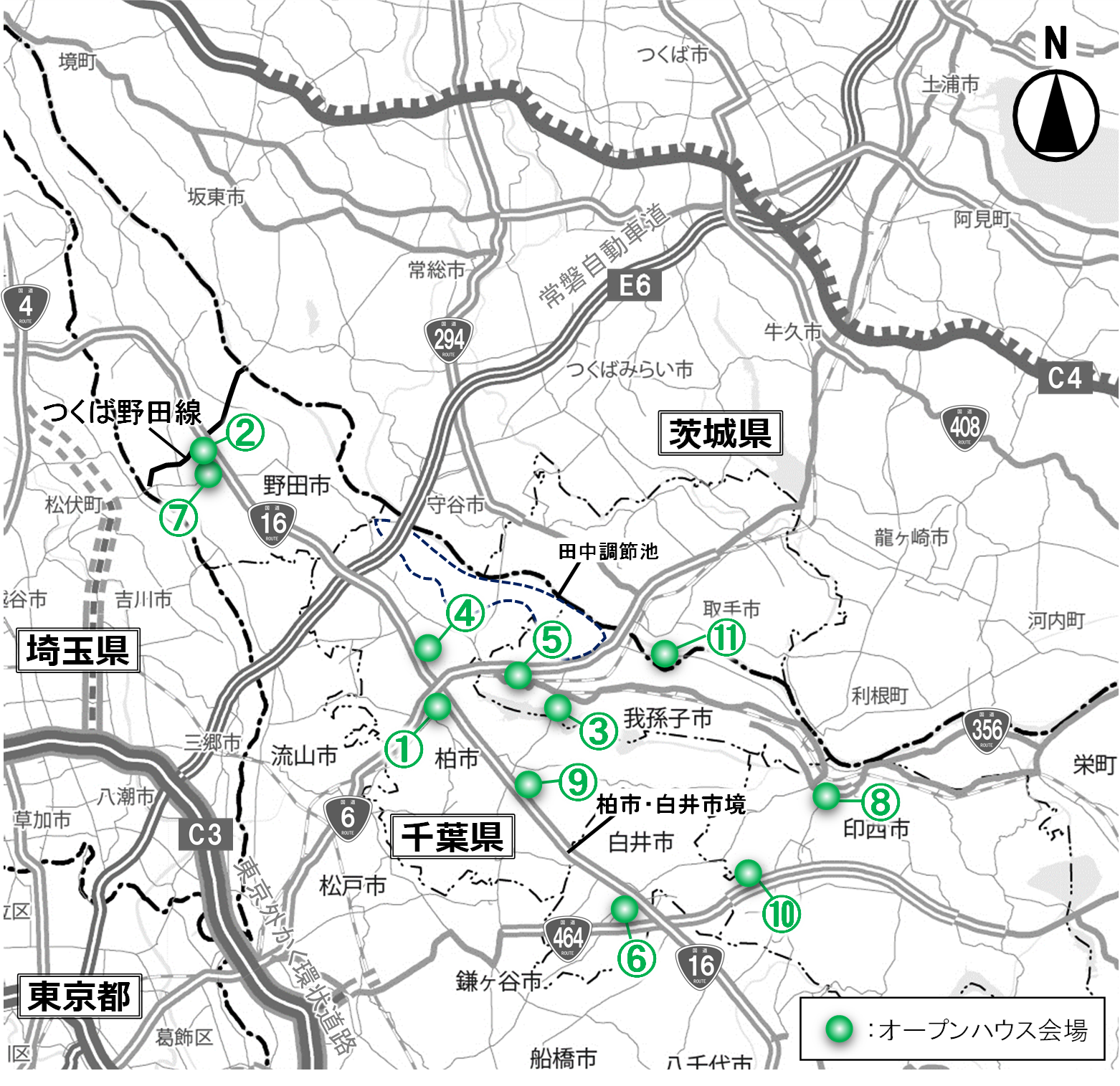 オープンハウス位置図