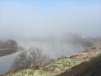 渡良瀬川の気嵐