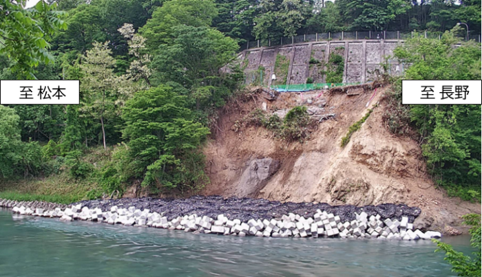 側面の状況