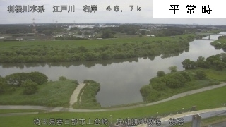 春日部市上金崎　庄和排水機場（平常時）