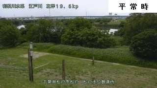 松戸市松戸　松戸水位観測所（平常時）