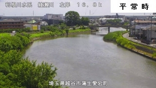 越谷市蒲生愛宕町（平常時）