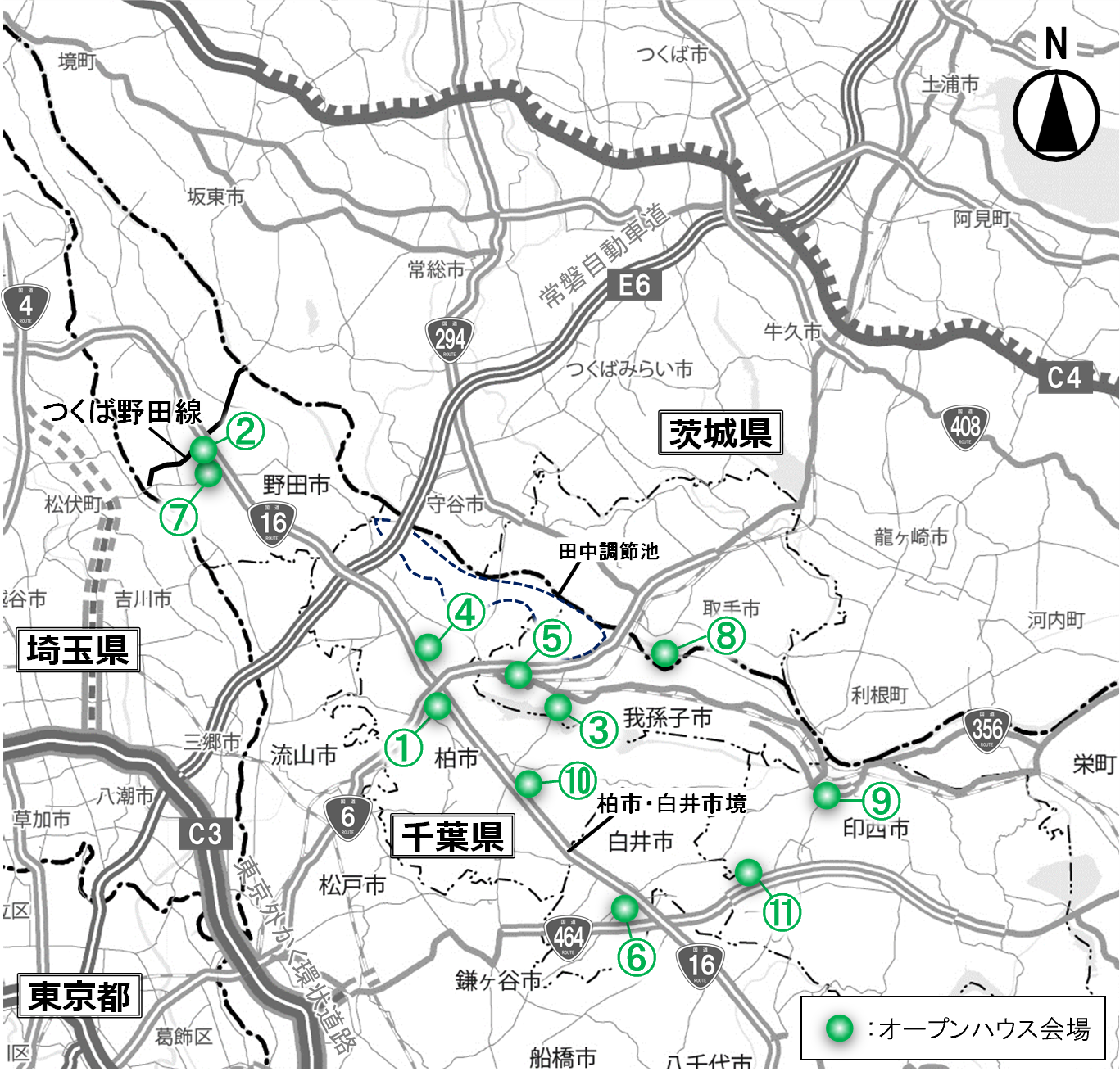 オープンハウス位置図