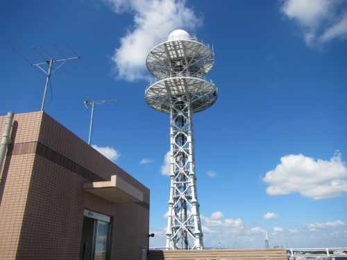 屋上ツアーの様子