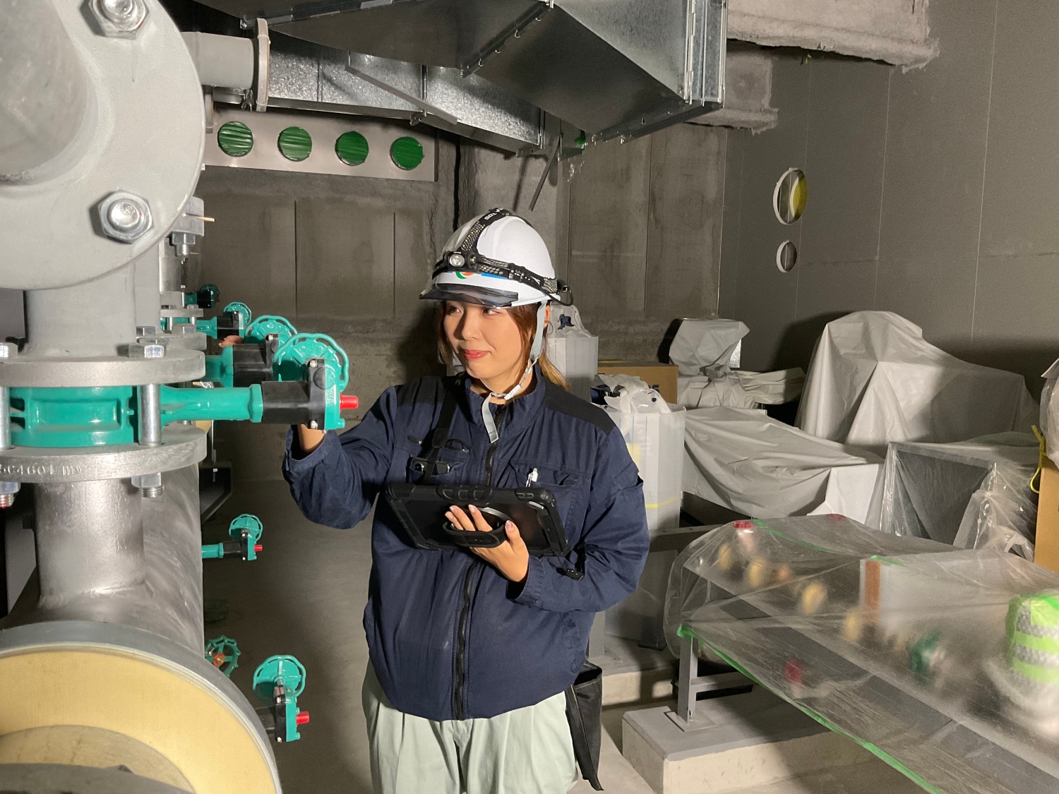 川崎設備女性技術者