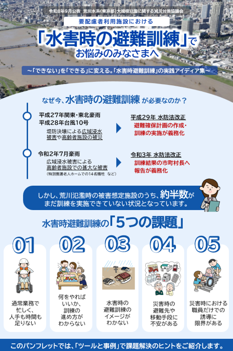 リーフレットの表紙の画像