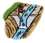 川底から削られるのを防ぐ