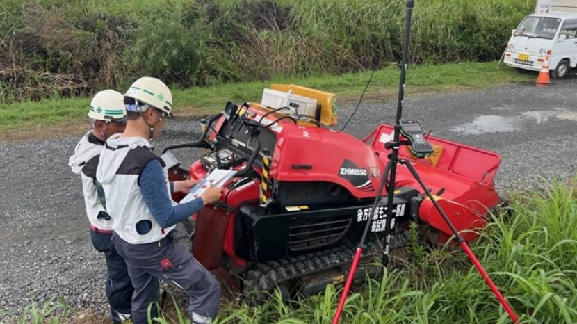 三次元河川管内図を活用した堤防除草のDX化に向けた取り組み