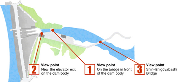 Recommended Spots for Viewing Sightseeing Discharge