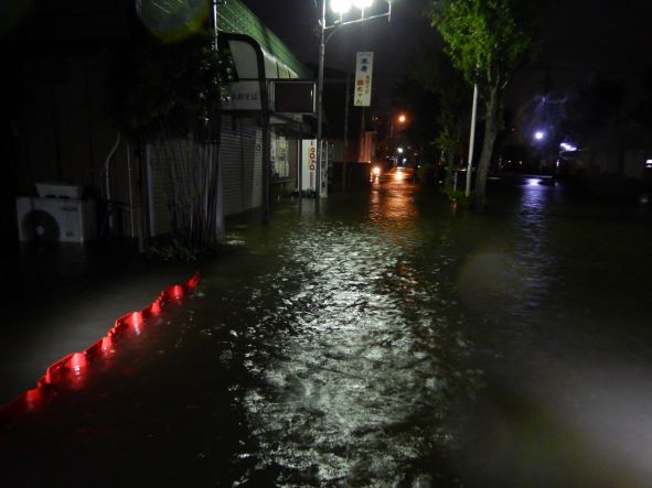 宮代町周辺 道路冠水
