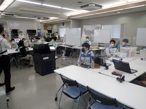 草加市 市の訓練