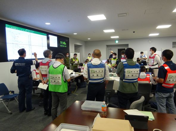 栃木県内 災害対策本部会議訓練、図上総合訓練