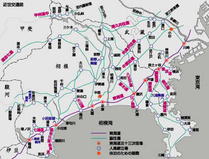 江戸時代の東海道はどこを通っていたのですか