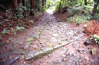 写真:箱根の石畳