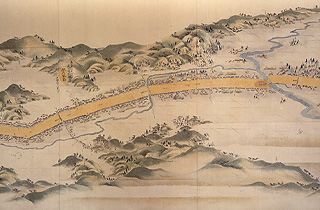 東海道分間延絵図